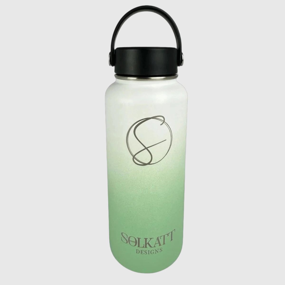 Pastel Green Insulated Water Bottle - 950ml - Solkatt Designs 