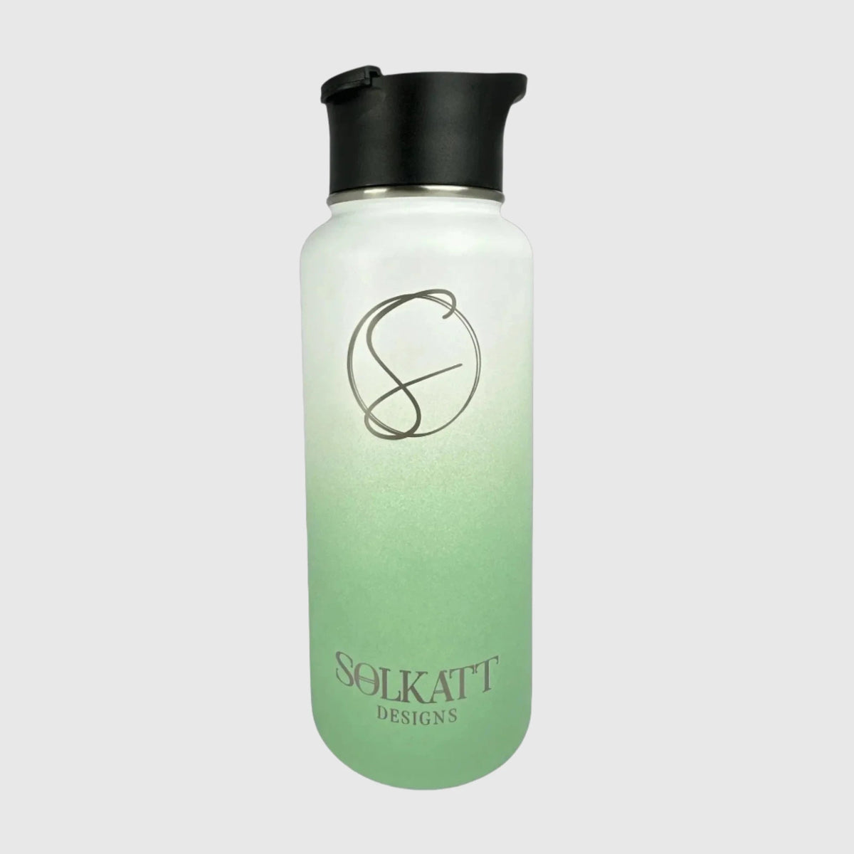 Pastel Green Insulated Water Bottle - 950ml - Solkatt Designs 