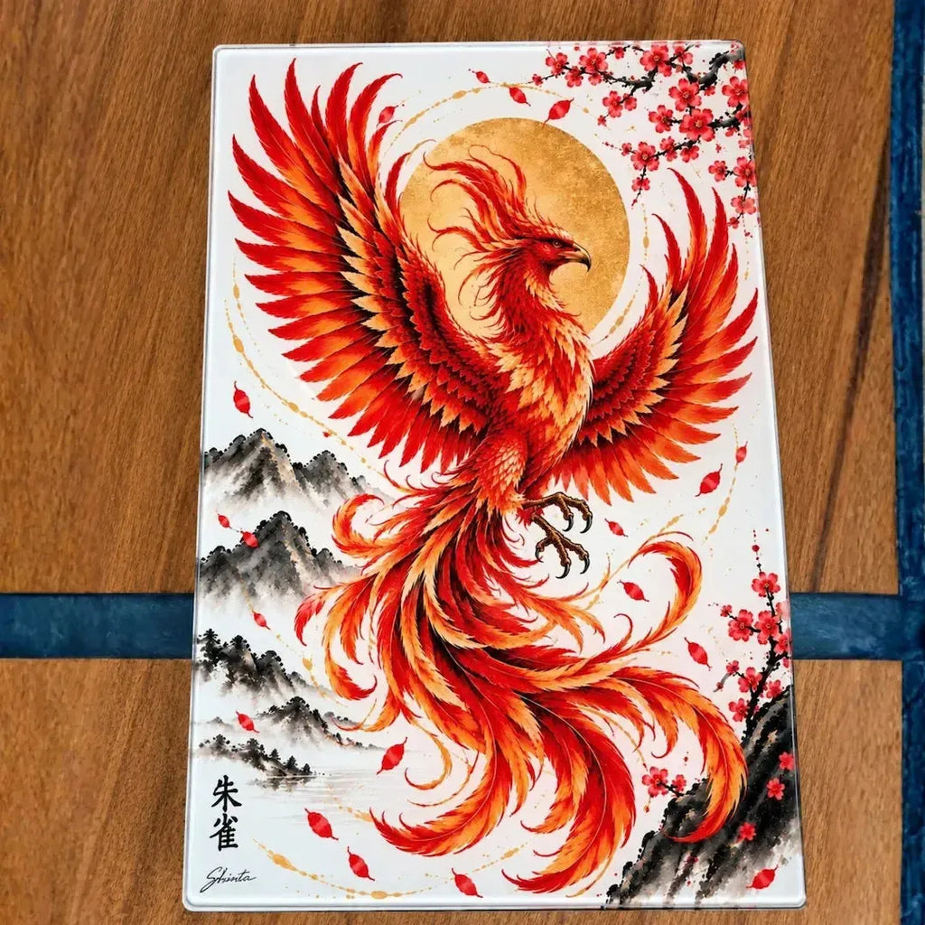 Phoenix Tempered Glass Cutting Board – 27.8 × 19.1cm - Solkatt Designs