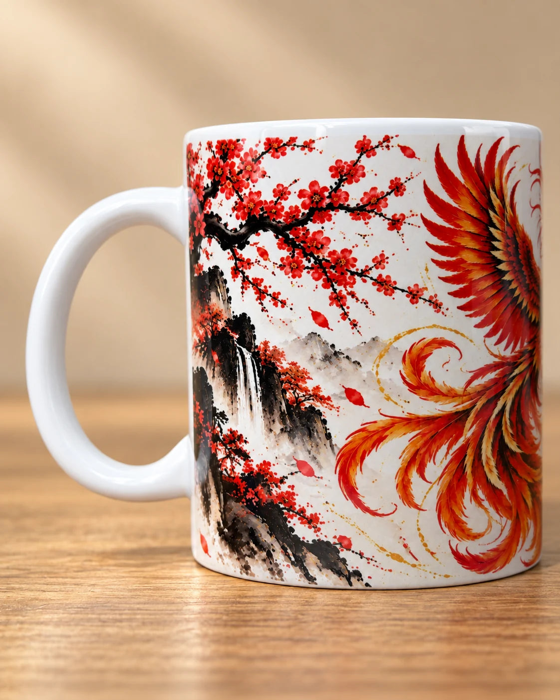 Phoenix Ceramic Coffee Mug – 325ml - Solkatt Designs