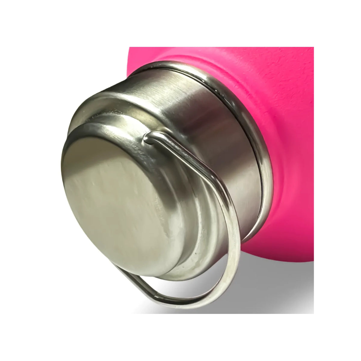 Pink Tradie insulated water bottle close-up stainless steel lid - 1.9L (64oz) - Solkatt Designs