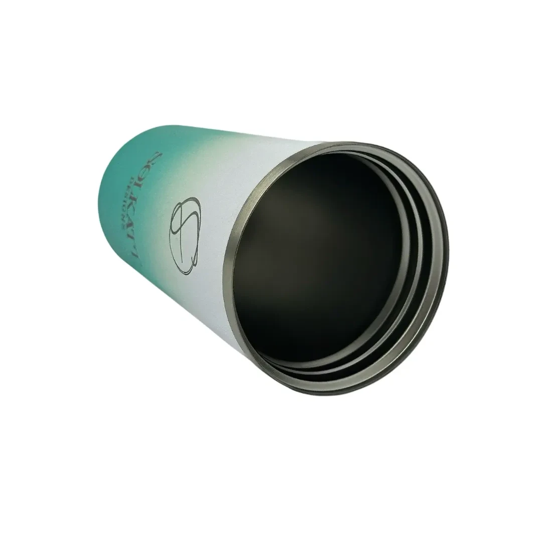 500ml reusable insulated travel coffee cup in stainless steel – leakproof and eco-friendly aqua - solkatt designs