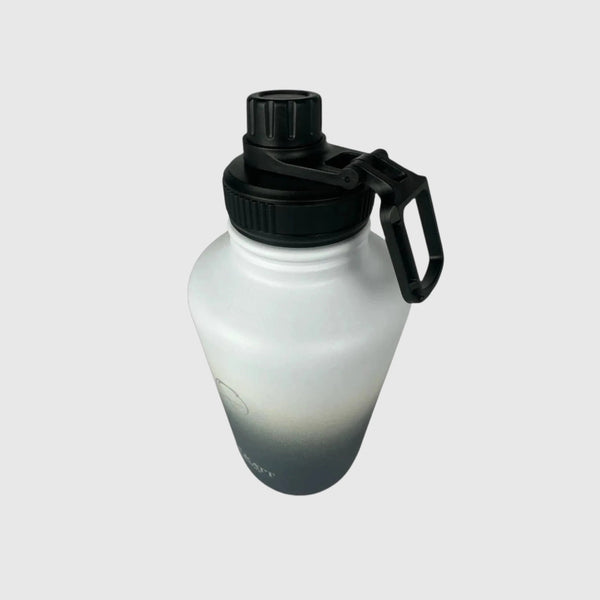 Royal Blue insulated water bottle close up of small gulp lid - 1.9L (64oz) - Solkatt Designs