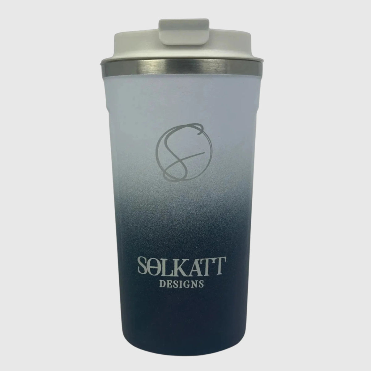 Royal Blue Insulated Travel Coffee Cup - 500ml - Solkatt Designs 