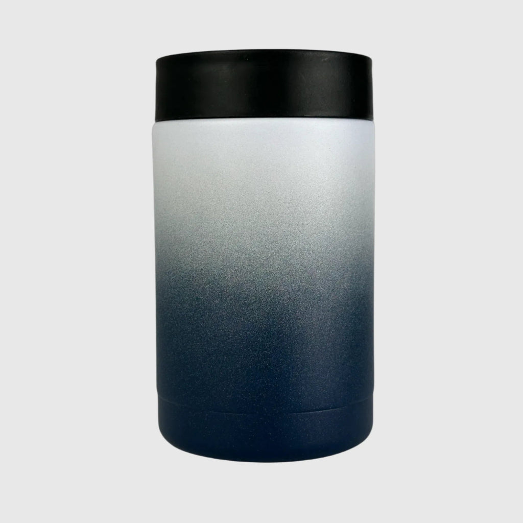 Royal Blue Stubby Cooler - Ombre Style, Insulated Stainless Steel - Solkatt Designs 