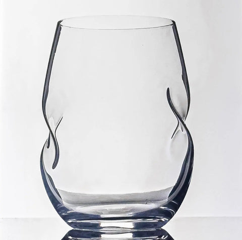 Slight Twist Whisky Glass - 430ml Borosilicate Glass Tumbler