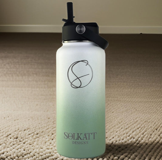 Peppermint Dream (Pastel Green) 950ml / 32oz Stainless Steel Insulated Drink Bottle