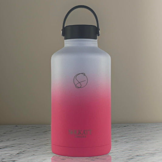 Hot Pink 1.9L / 64oz Stainless Steel Insulated Drink Bottle