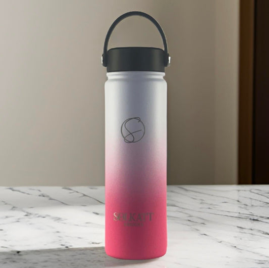 Hot Pink 650ml / 22oz Stainless Steel Insulated Drink Bottle - Solkatt Designs 