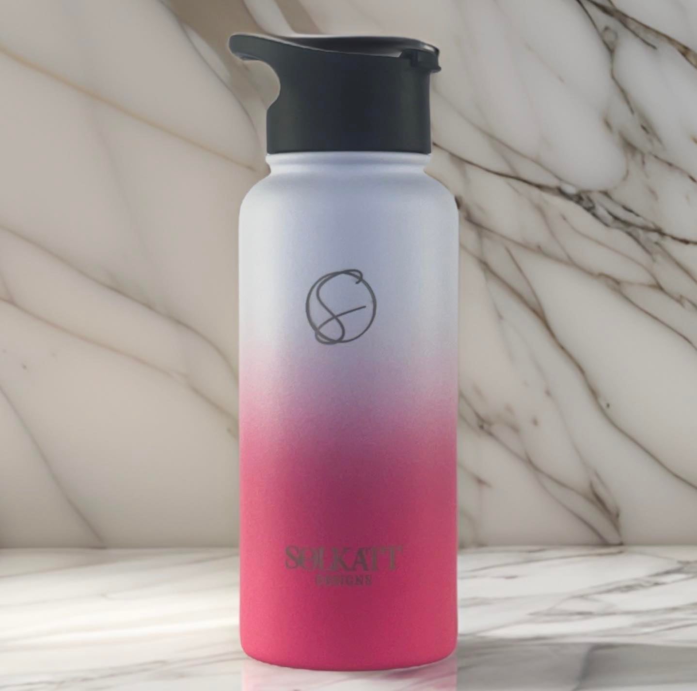 Hot Pink 950ml / 32oz Stainless Steel Insulated Drink Bottle - Solkatt Designs 