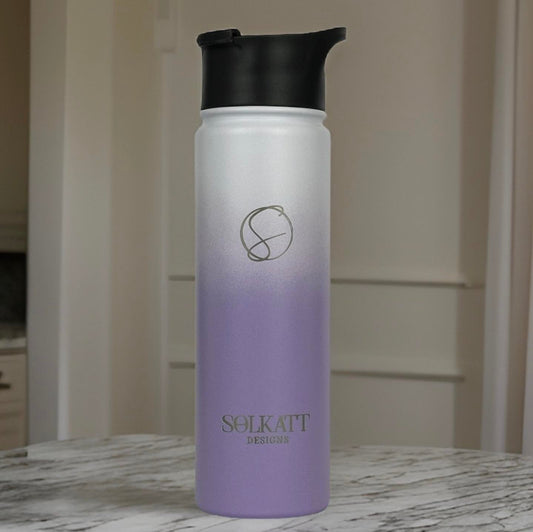 Lavender Lilac 650ml / 22oz Stainless Steel Insulated Drink Bottle