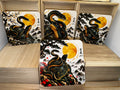 Black Tortoise & Snake Ceramic Coffee Mug – 325ml