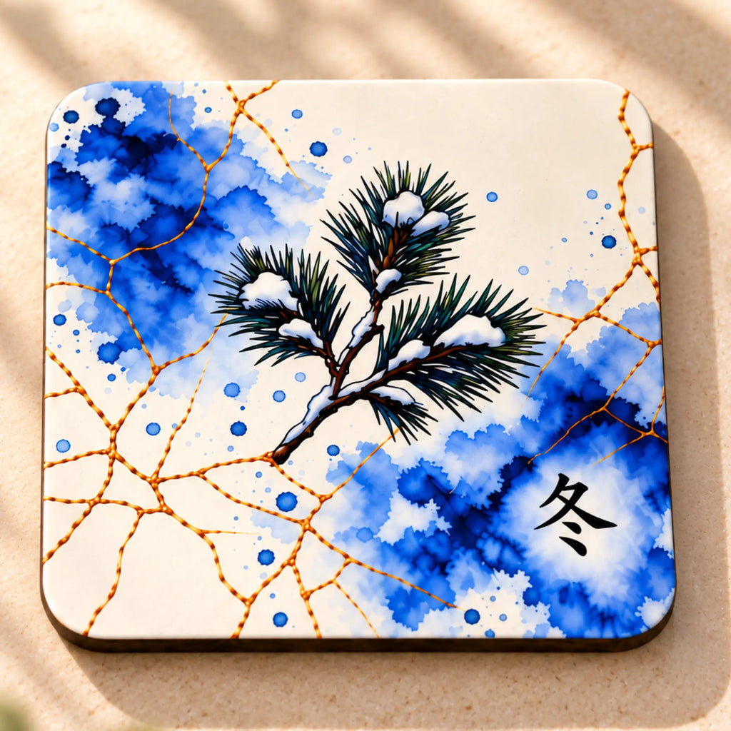 Seasons Collection Drink Coaster Set of 4 - Solkatt Designs