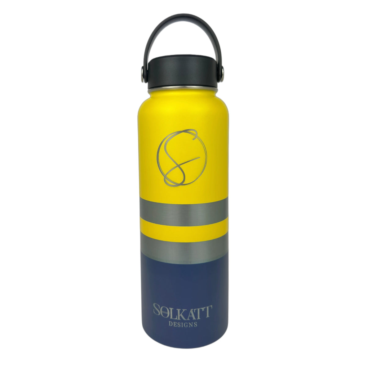 1.2L 1 Litre Yeah Nah Yellow   Insulated Tradie Water Bottle – Durable Stainless Steel Drink Bottle -Solkatt Designs