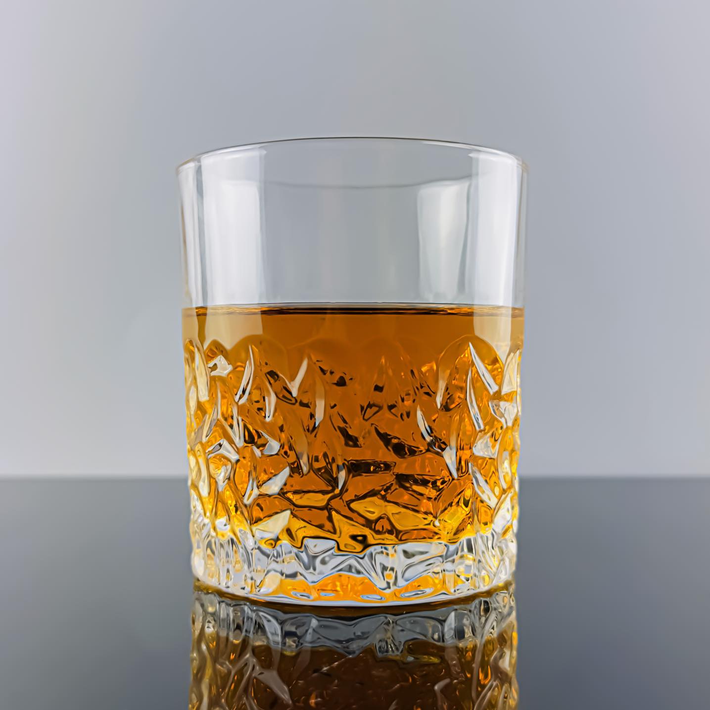 Frosted Bottom Heavy Based Whisky Glass - Solkatt Designs 