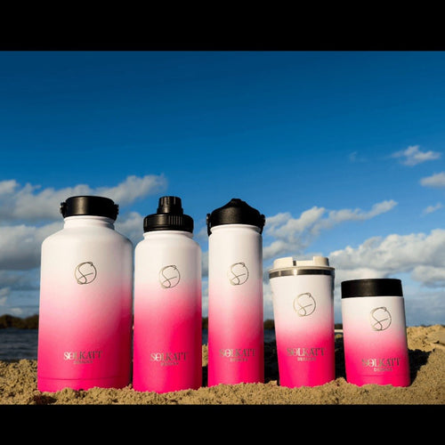 NEW Customisable Ombré Stainless Steel Cool Water Bottle by