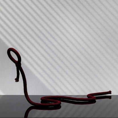 Rope Wine Bottle Holder Rack Red