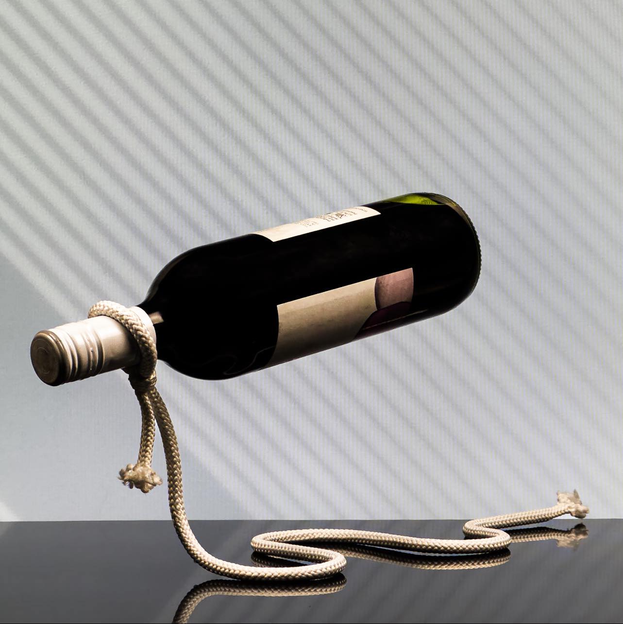 Rope Wine Bottle Holder - Solkatt Designs 