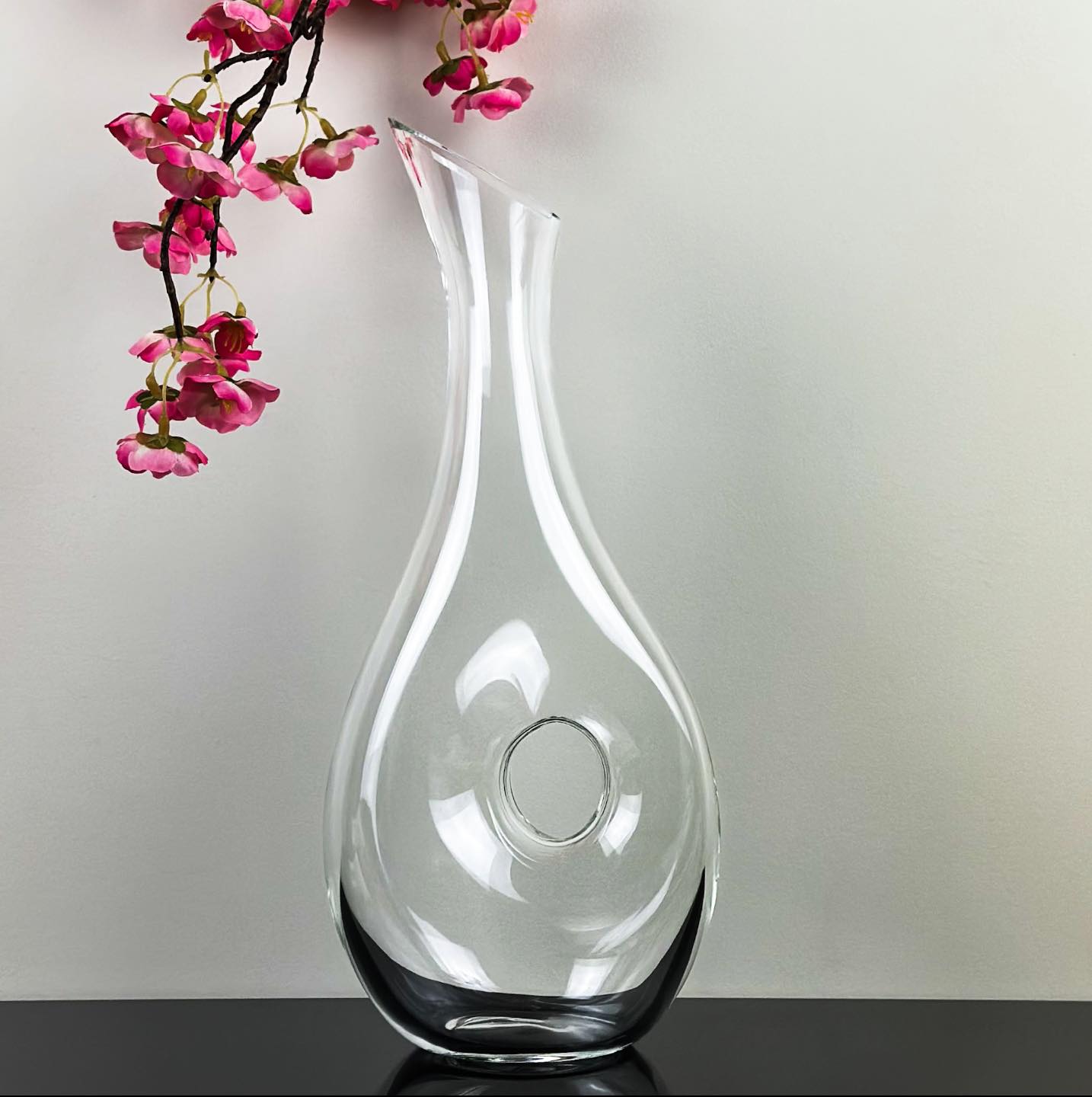 The Sophie Wine Decanter Hand Blown Glass 